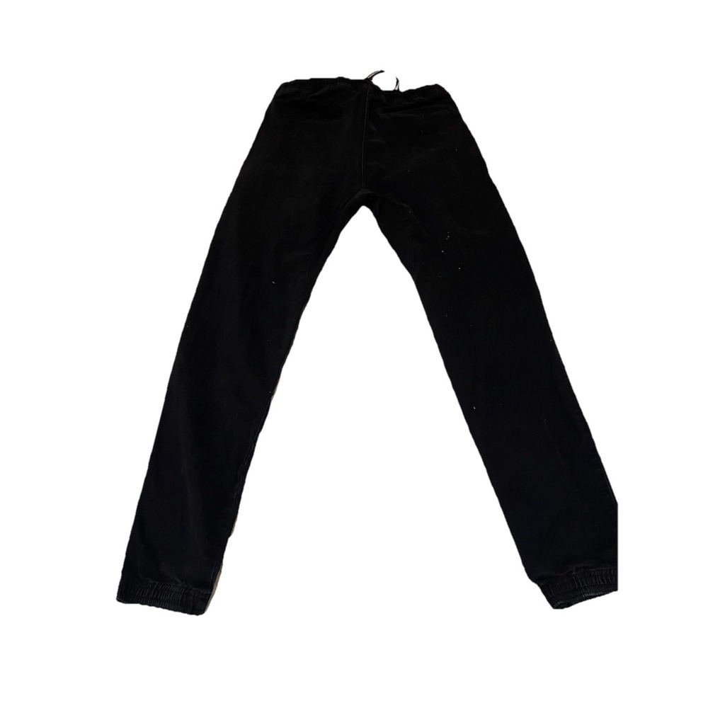 Charles and a Half Mens Black Jogger Pants Size M Cotton Spandex Elastic Waist